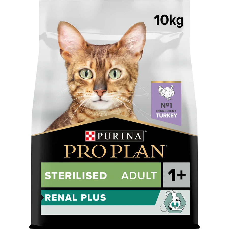 Purina® PRO PLAN® Sterilised Adult RENAL PLUS, Rich in Turkey 10 KG