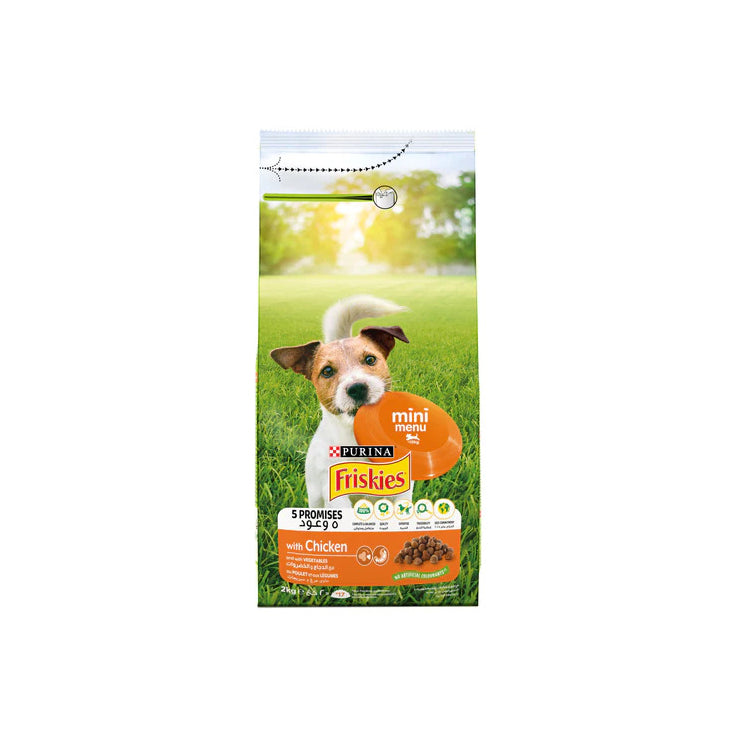 Friskies dog mini menu with Chicken Vegetables 2 kg