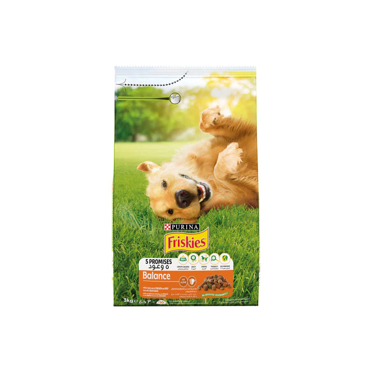 Friskies dog balance chicken vegetables 3 kg