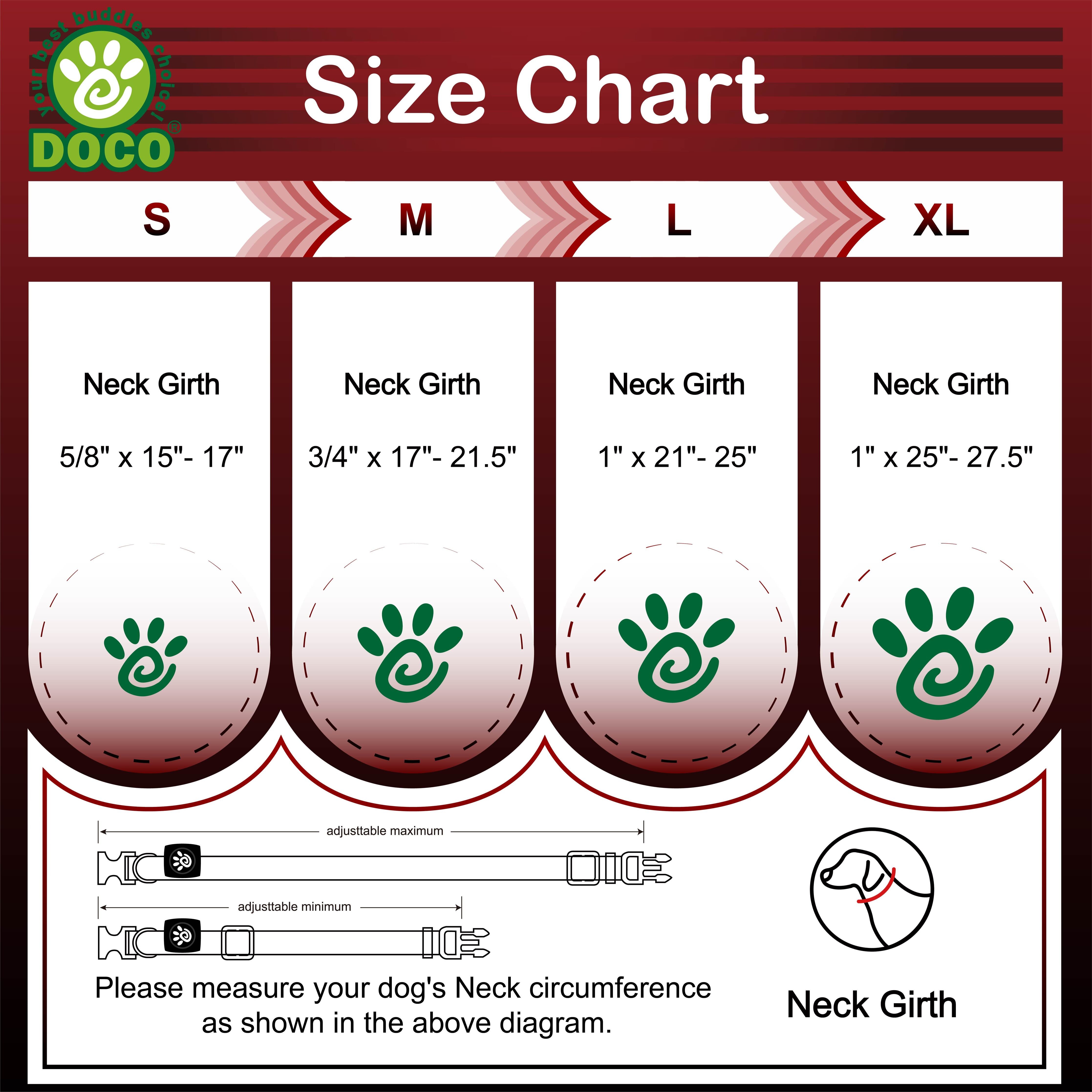 DOCO Vario O-Ring Collar Reflective Small