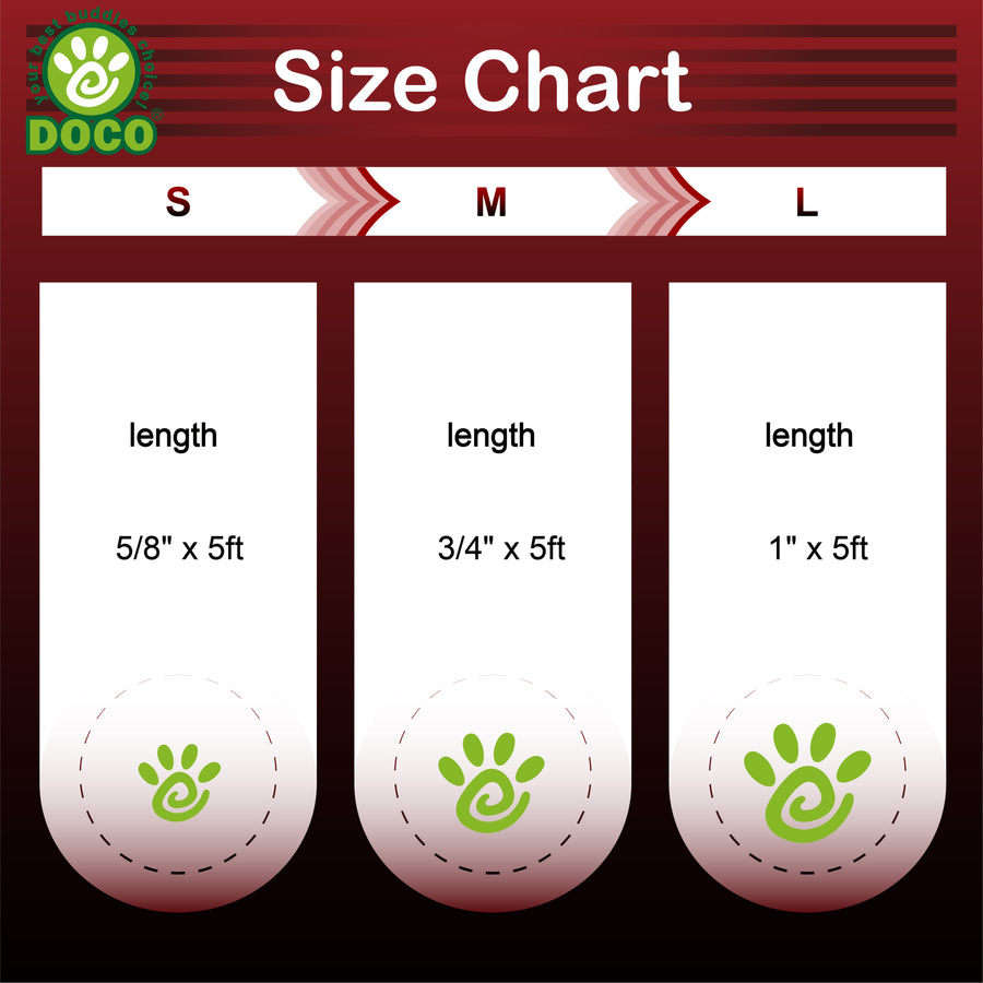 DOCO Jelly Bean Leash 5FT Medium