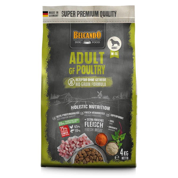 Belcando Dog Dry Food Adult Poultry/Beef/Salmon/Ocean (Fish)