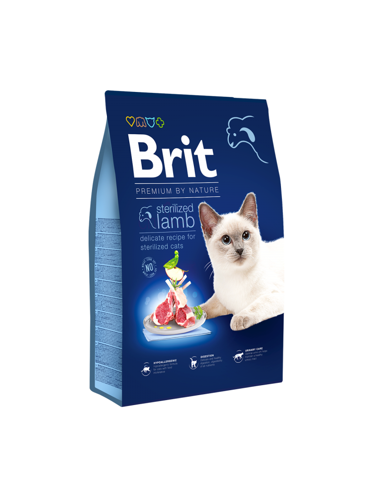 Brit Premium by Nature Cat Sterilized Lamb 1.5 Kg