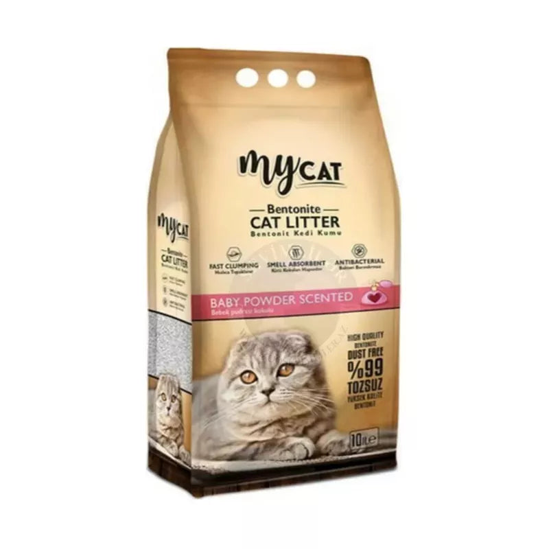 My Cat Clumping litter Baby Powder 10 ltr