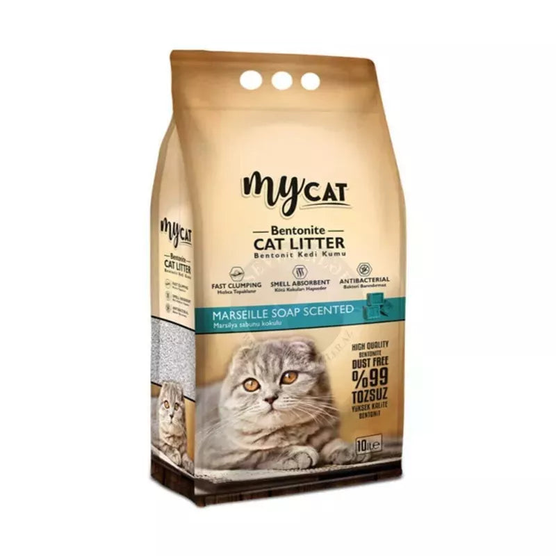 My Cat Clumping litter Marseille Soap 10 ltr