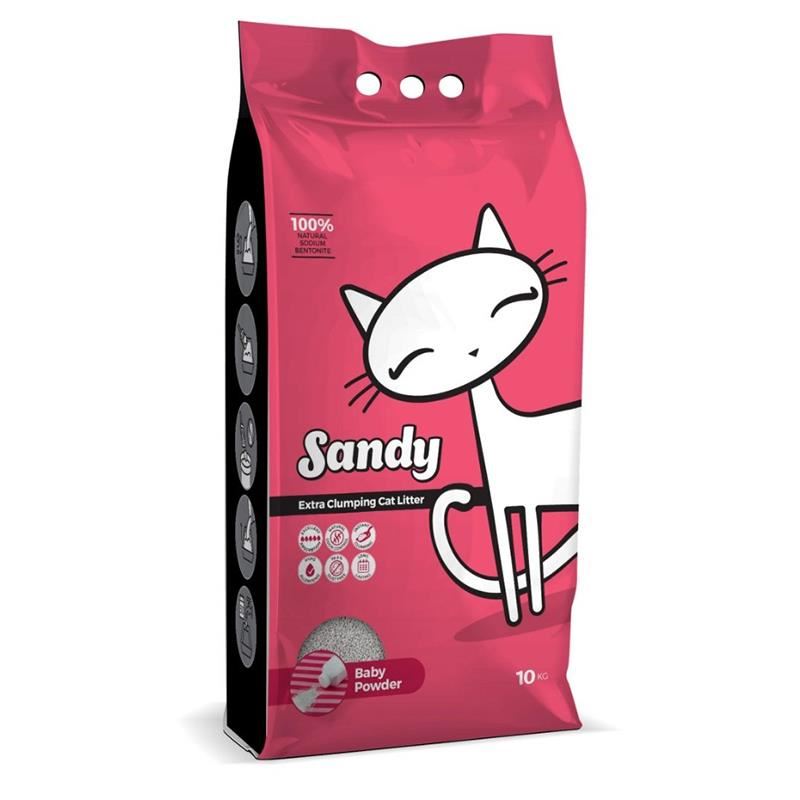 Sandy Baby Powder — رمل قطط متكتل 10 كجم