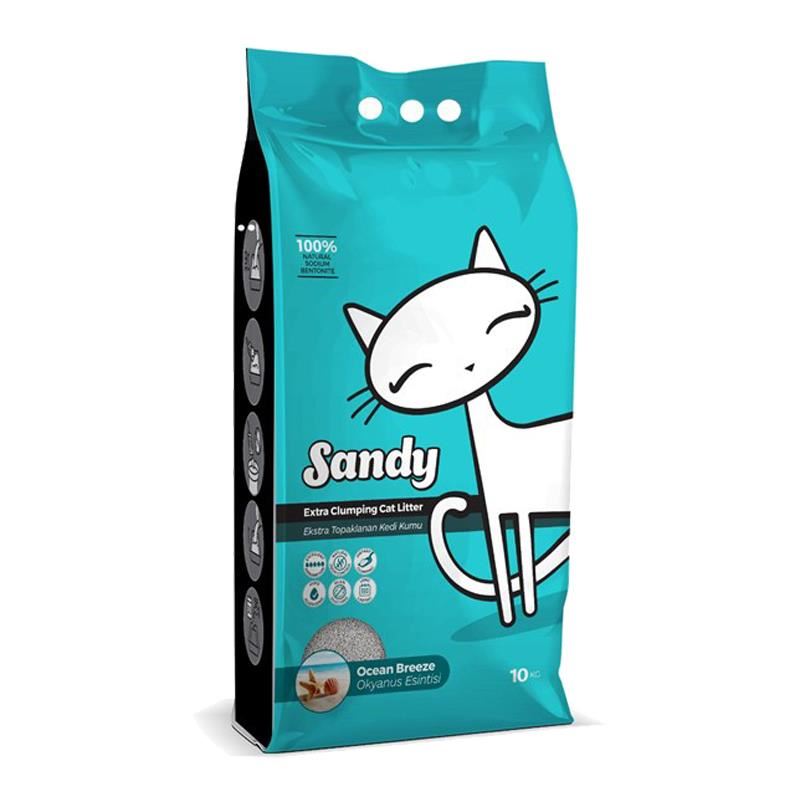 Sandy Ocean Breeze — رمل قطط متكتل 10 كجم