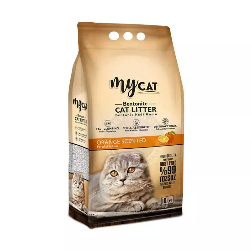 My Cat Clumping litter Orange 10 ltr