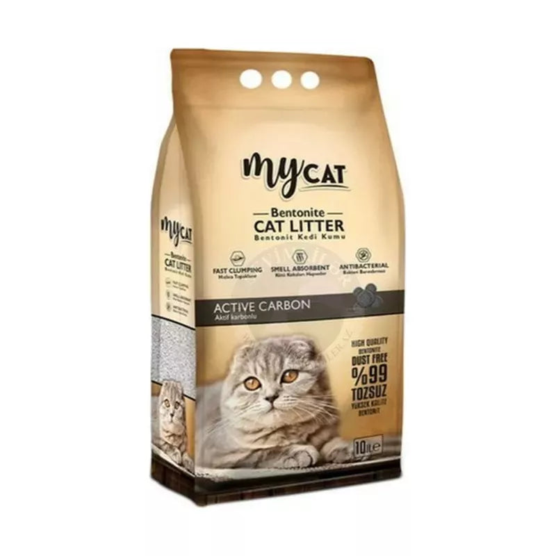 My Cat Clumping litter Active Carbon 10 ltr