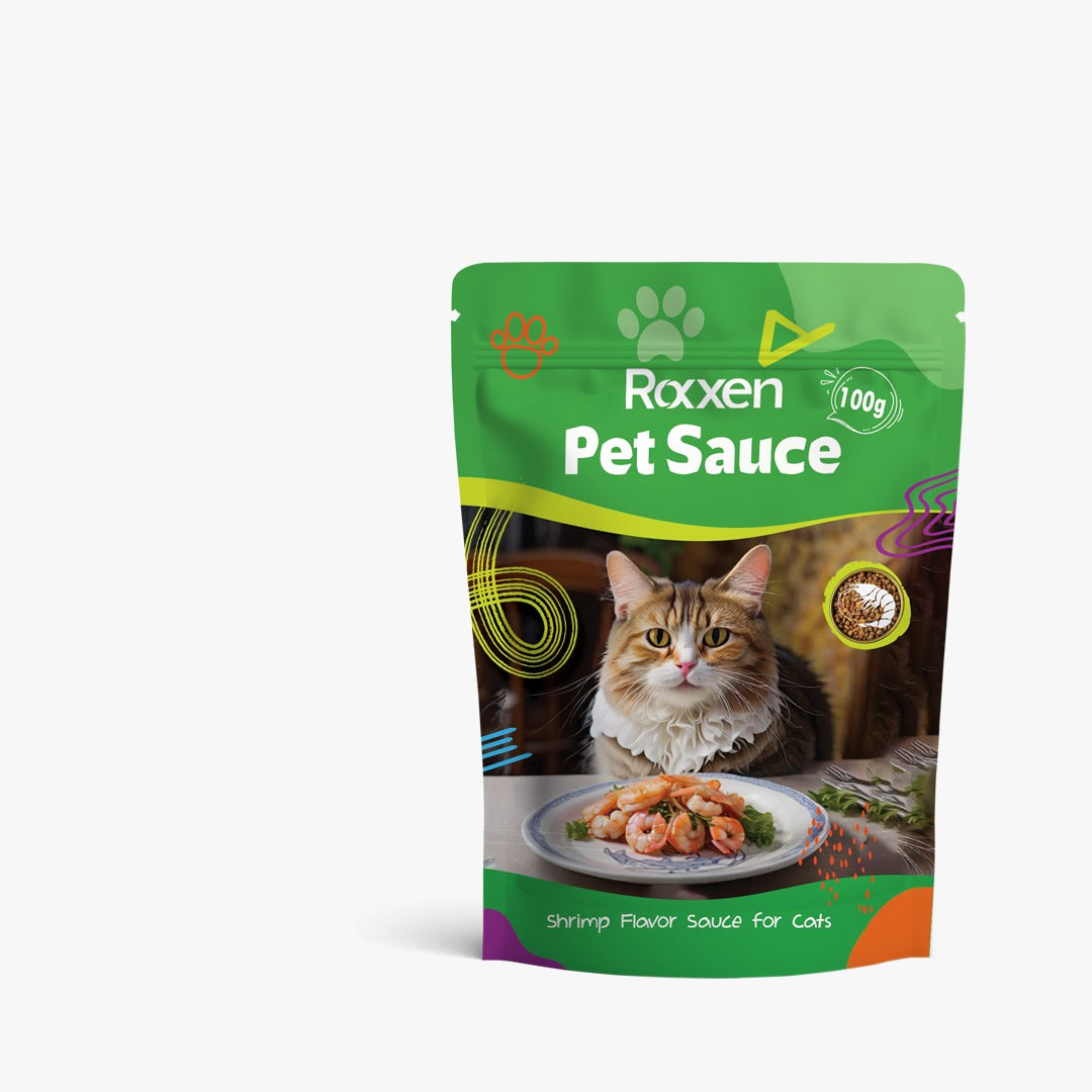 Roxxen Pet Shirmp Sauce for Cats Flavor Gain 100 gr