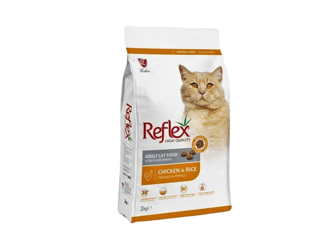 Reflex dry food for adult cats with chicken and rice 2 Kg