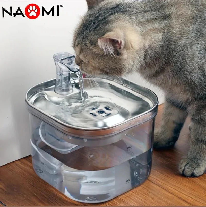 Naomi Smart Pet Water Feeder Stainless Steel Bowl