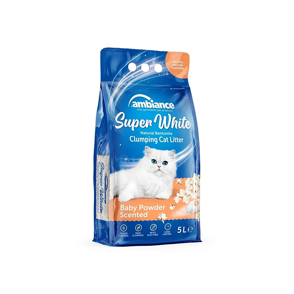 Ambiance Clumping Litter Scented Baby powder