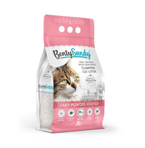 Benty Sandy Clumping Cat Litter Baby Powder 5 L