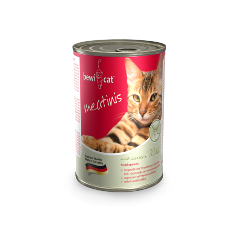 Bewi Venison Cat Wet Food Can 400g