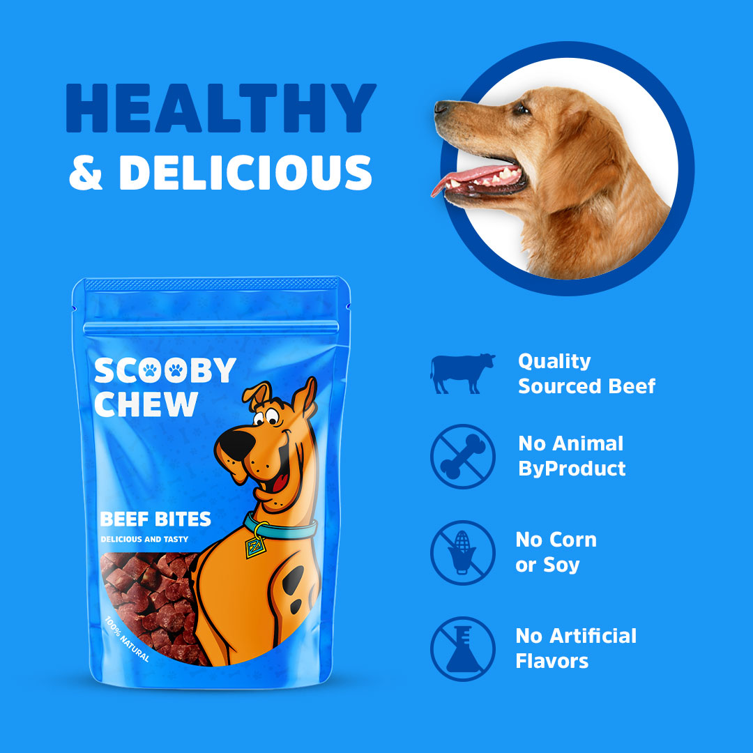 Scooby Chew Beef Bites 120g