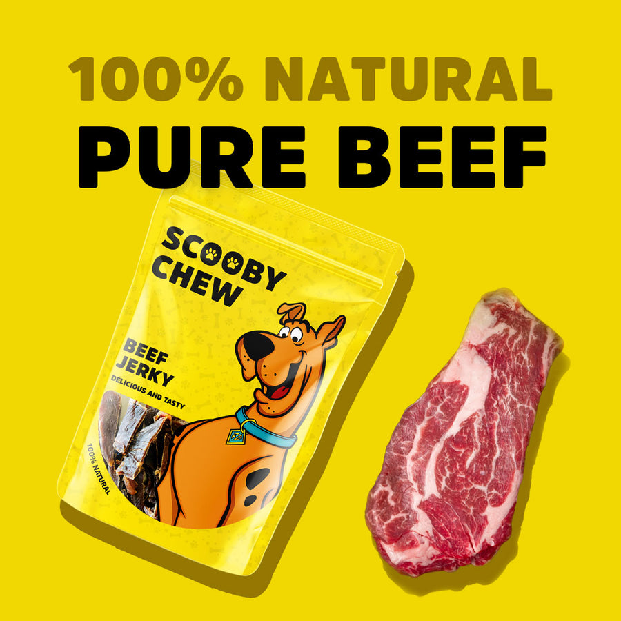 Scooby Chew Beef Jerky 120g  + Extra 30g Free