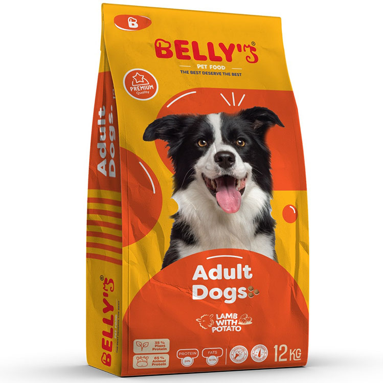 Bellys For Adult Dog With Lamb 12 kg