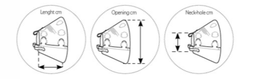 Clic Elizabethan E-Collar Cone dogs and cats sizes