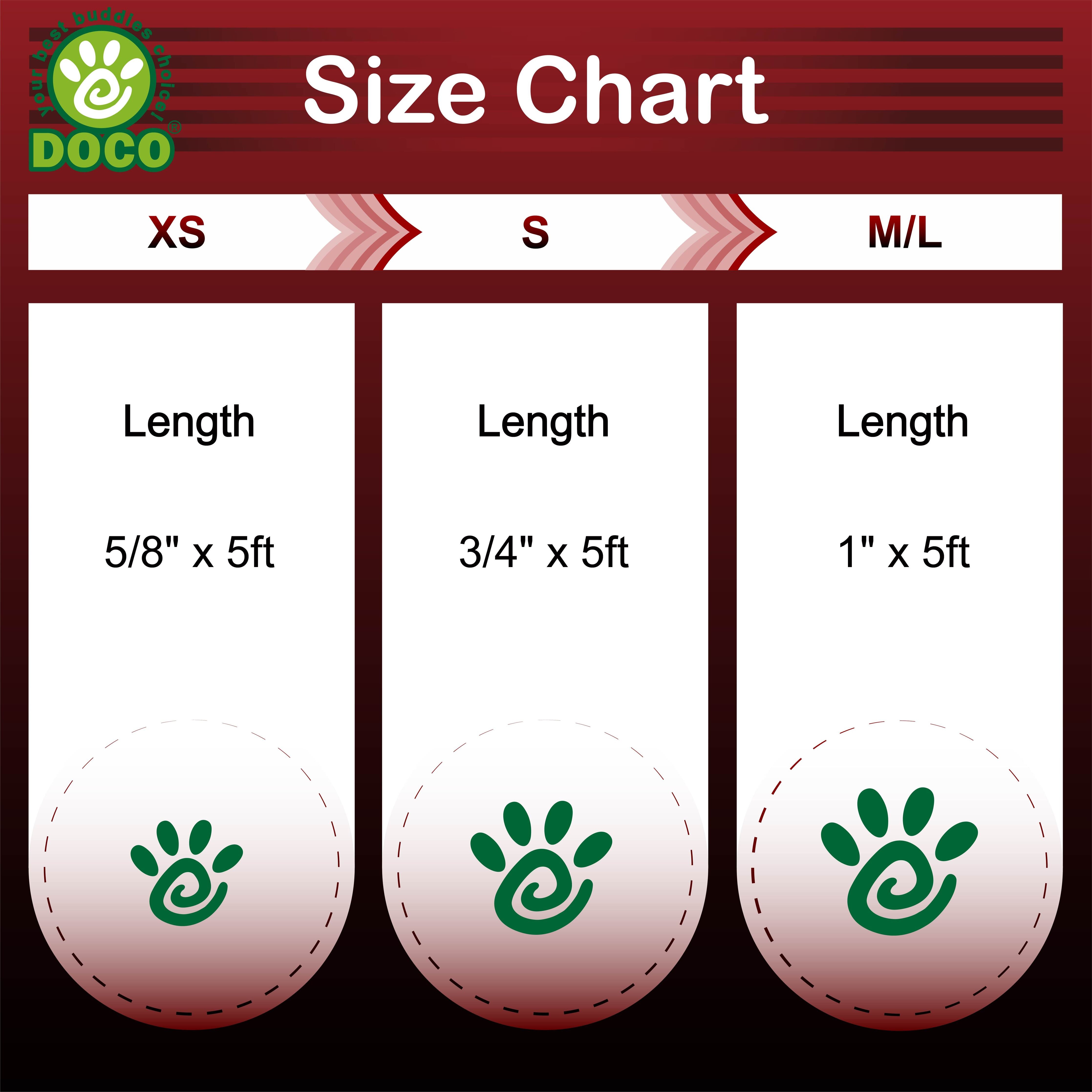 DOCO Puffy Air Leash 5FT Medium - Large