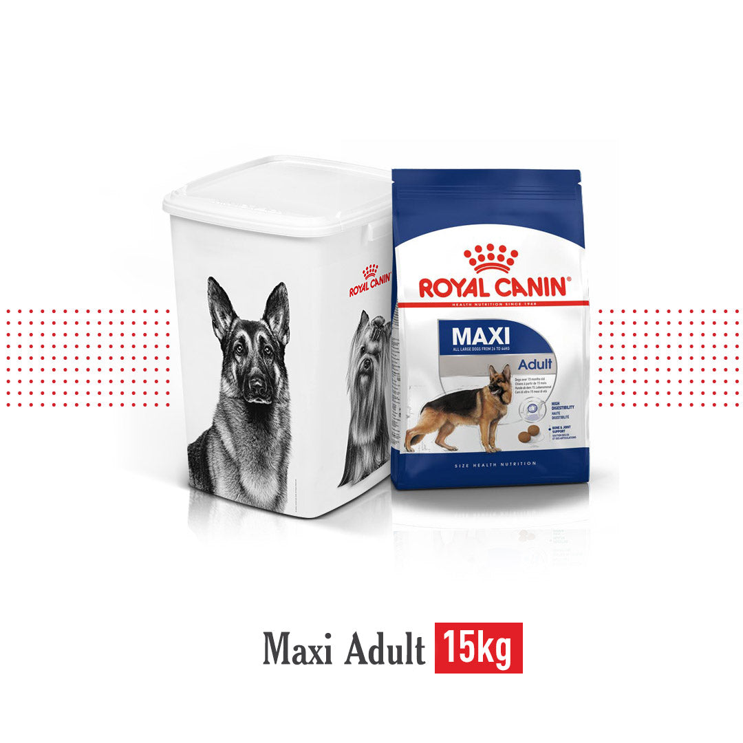 Royal Canin Maxi Adult 16 KG in Bucket