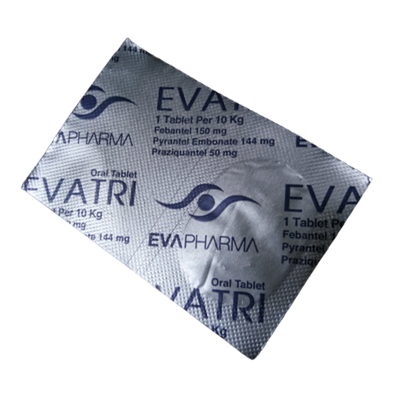 إيفاتري — أقراص طرد الديدان للكلاب والقطط (قرص واحد) | Evatri 1 Tablet