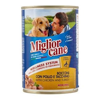 Miglior Dog Cane Chunks Chicken and Turkey wet food 405g