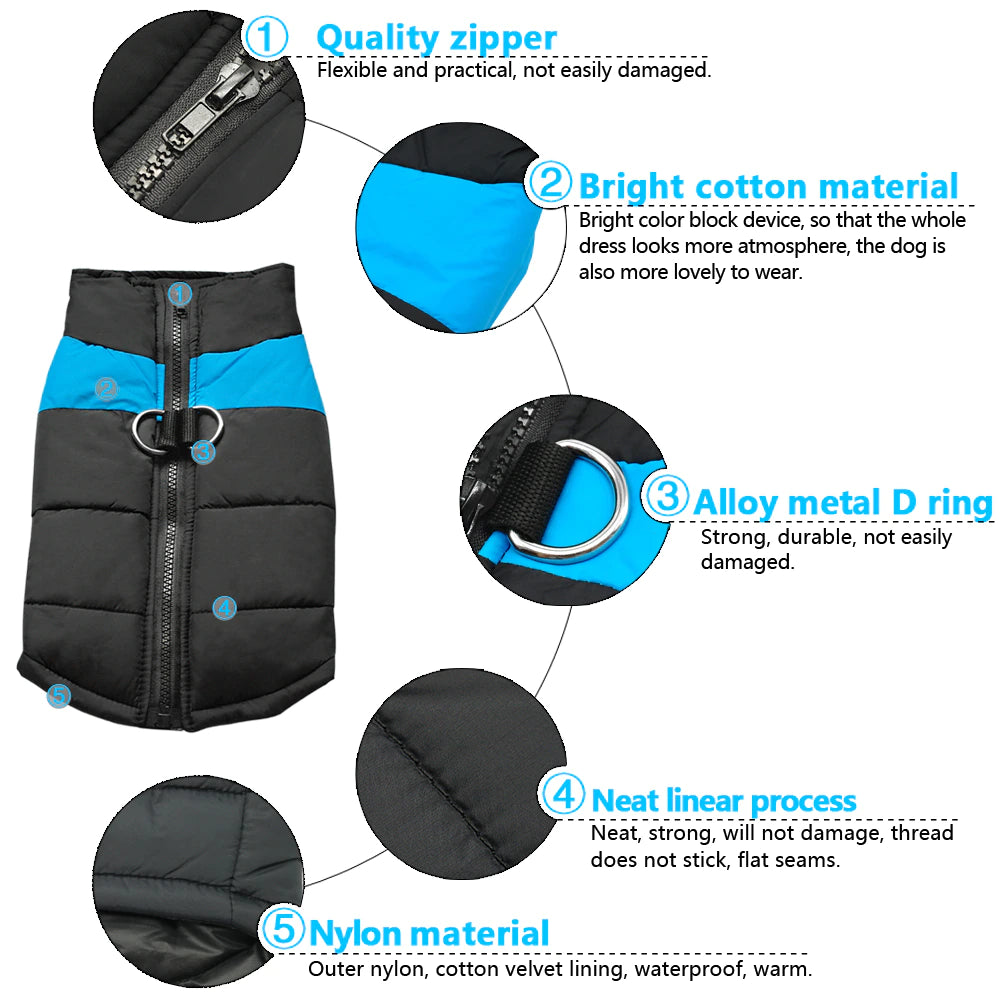Waterproof Dog Coat Vest