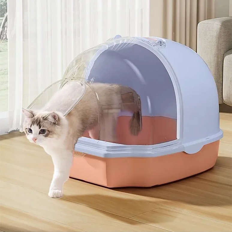 Naomi Helmet Cat litter Box Material Plastic