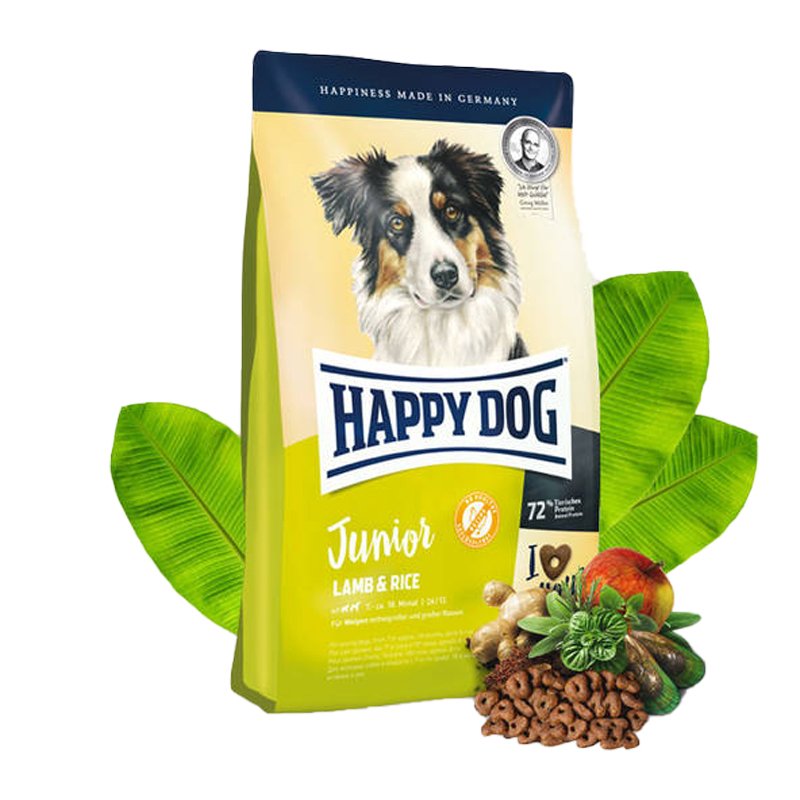 Happy Dog Junior lamp and rice 4 kg veg