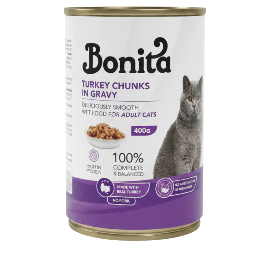 Bonita Turkey Chunks In Gravy 400 g