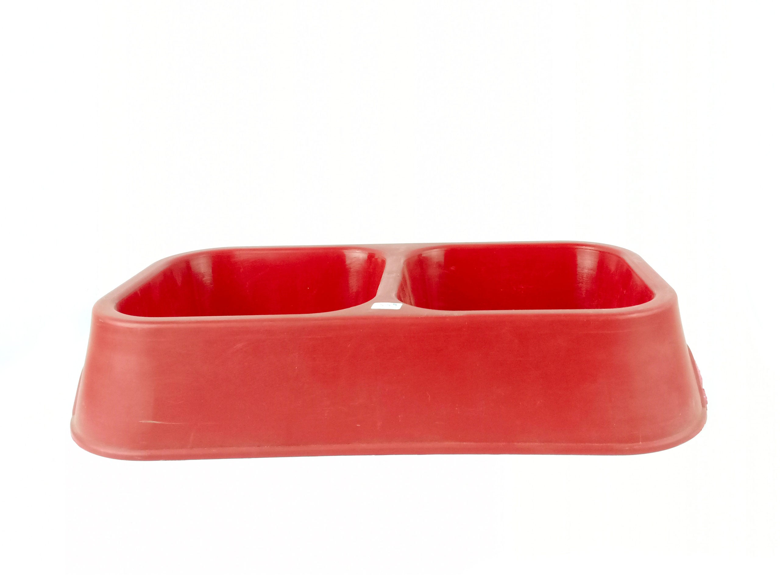 Plastic Cat Double bowl