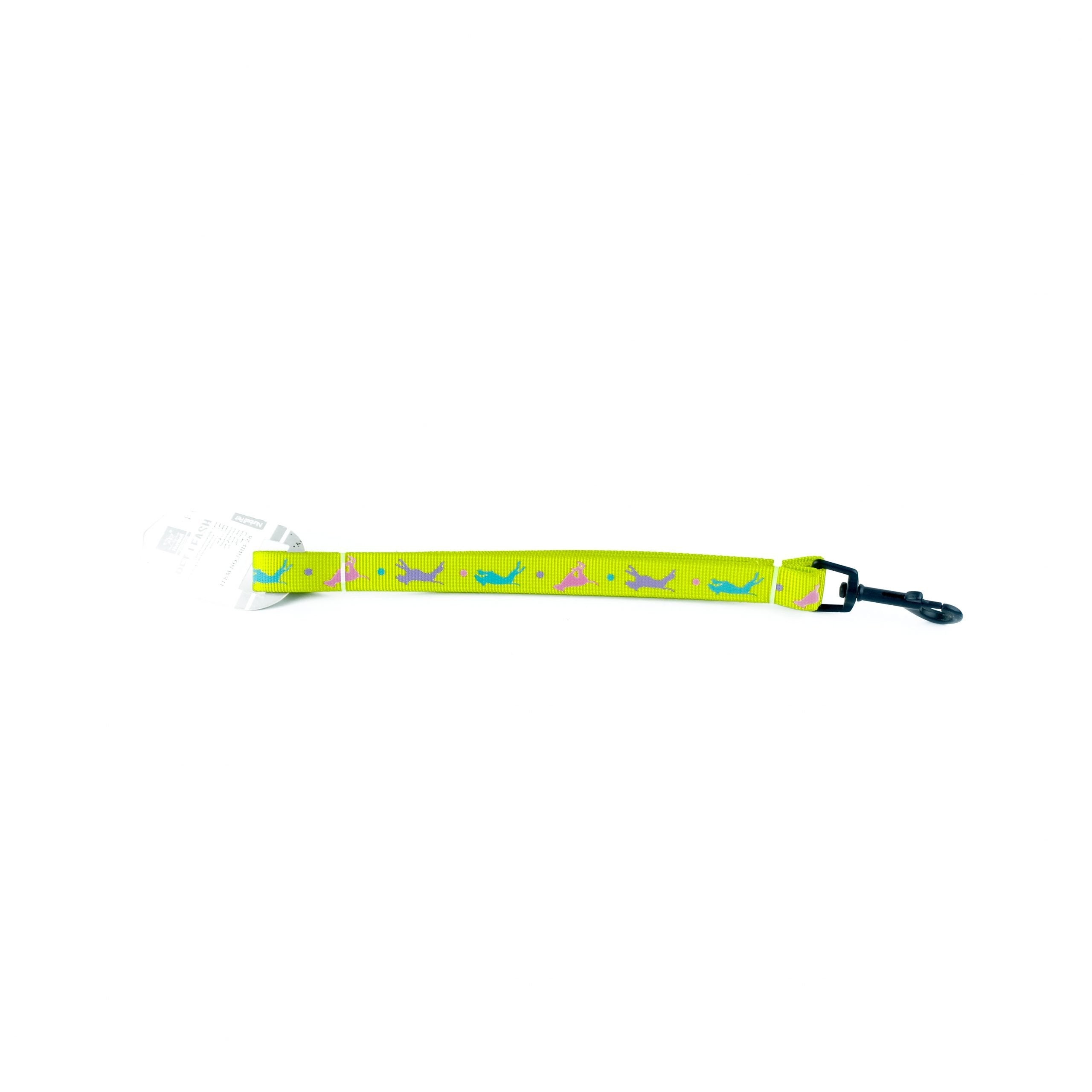 Leash with dog pattern colored medium (2 cm ? 120 cm)