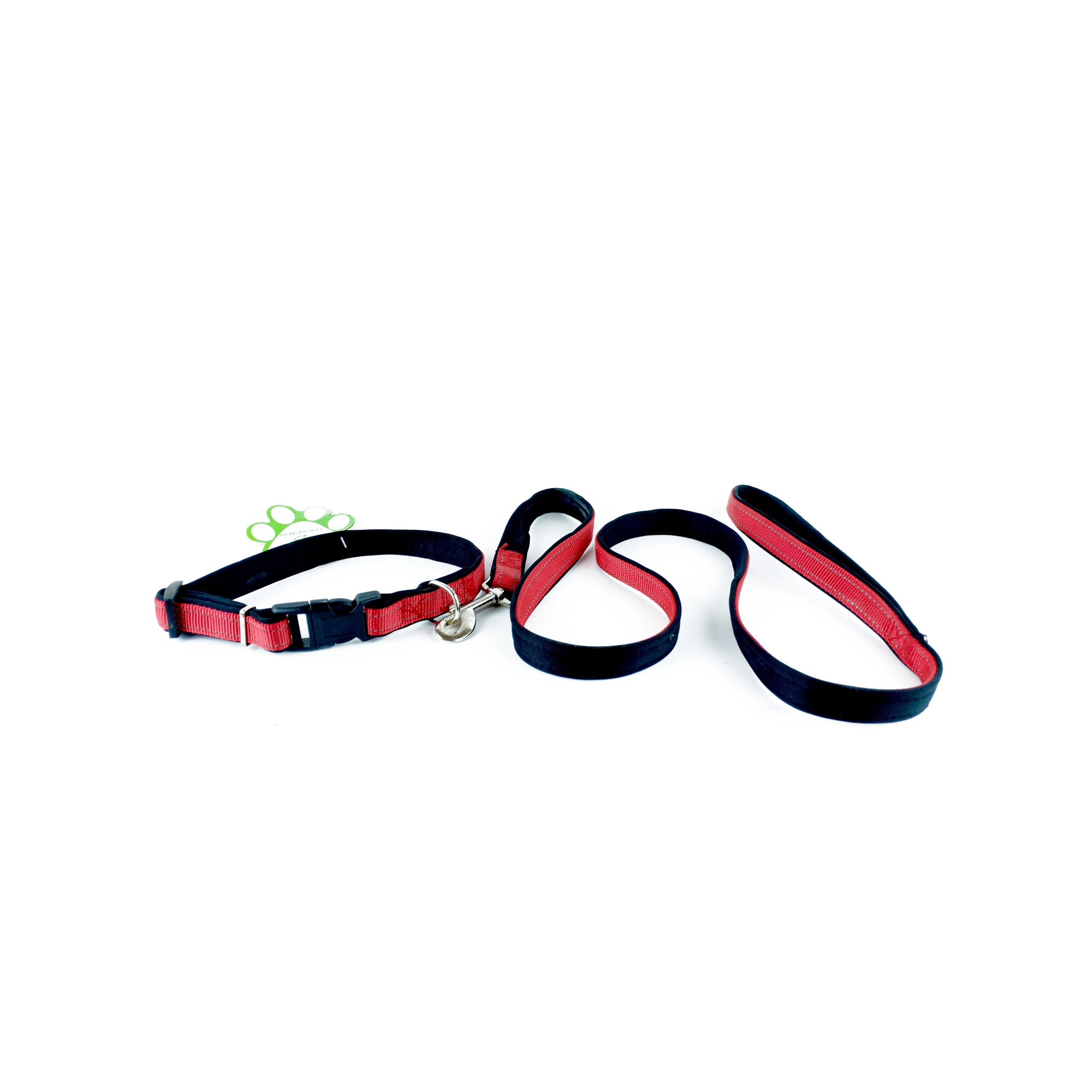 Leash + collar soft & light small/medium (2 cm ? 120 cm ? 30-42 cm)