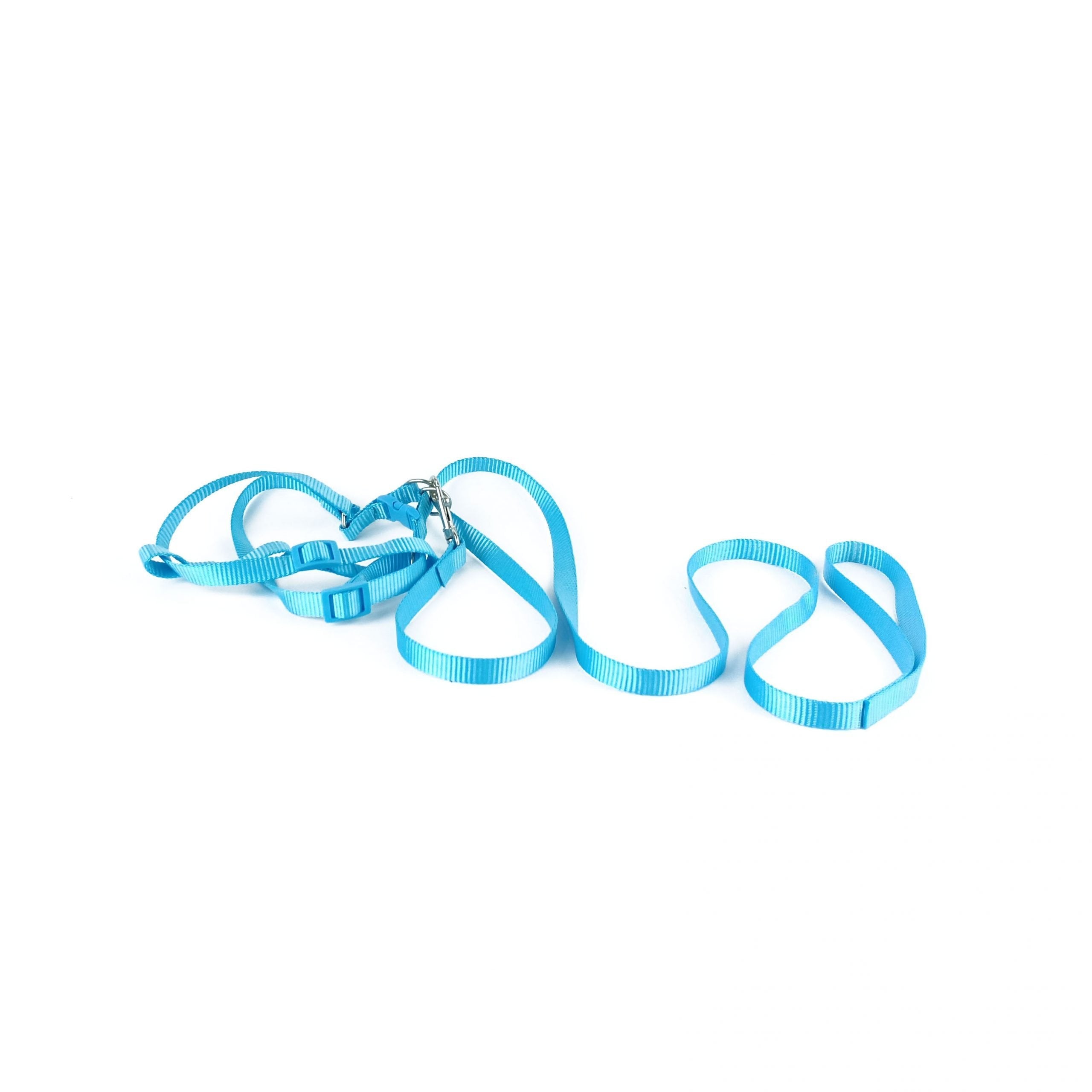 Leash + harness neon long XSmall (1 cm ? 120 cm ? 24-35 cm)