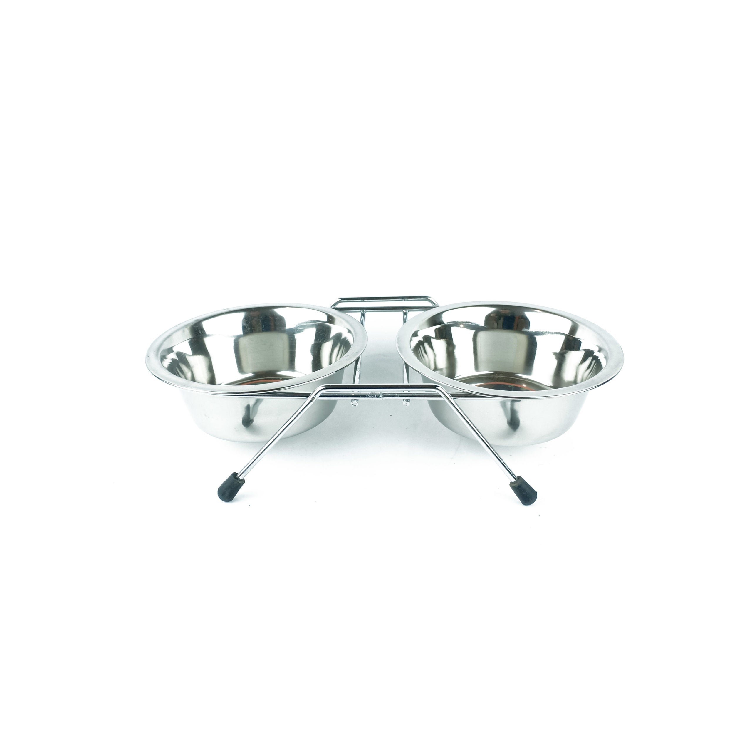 Double Stainless steel bowl for cats and small breed dogs