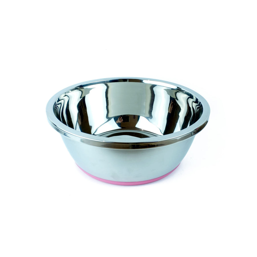 Nunbell Stainless Steel Deep Dog Bowls Water and Food with Rubber End