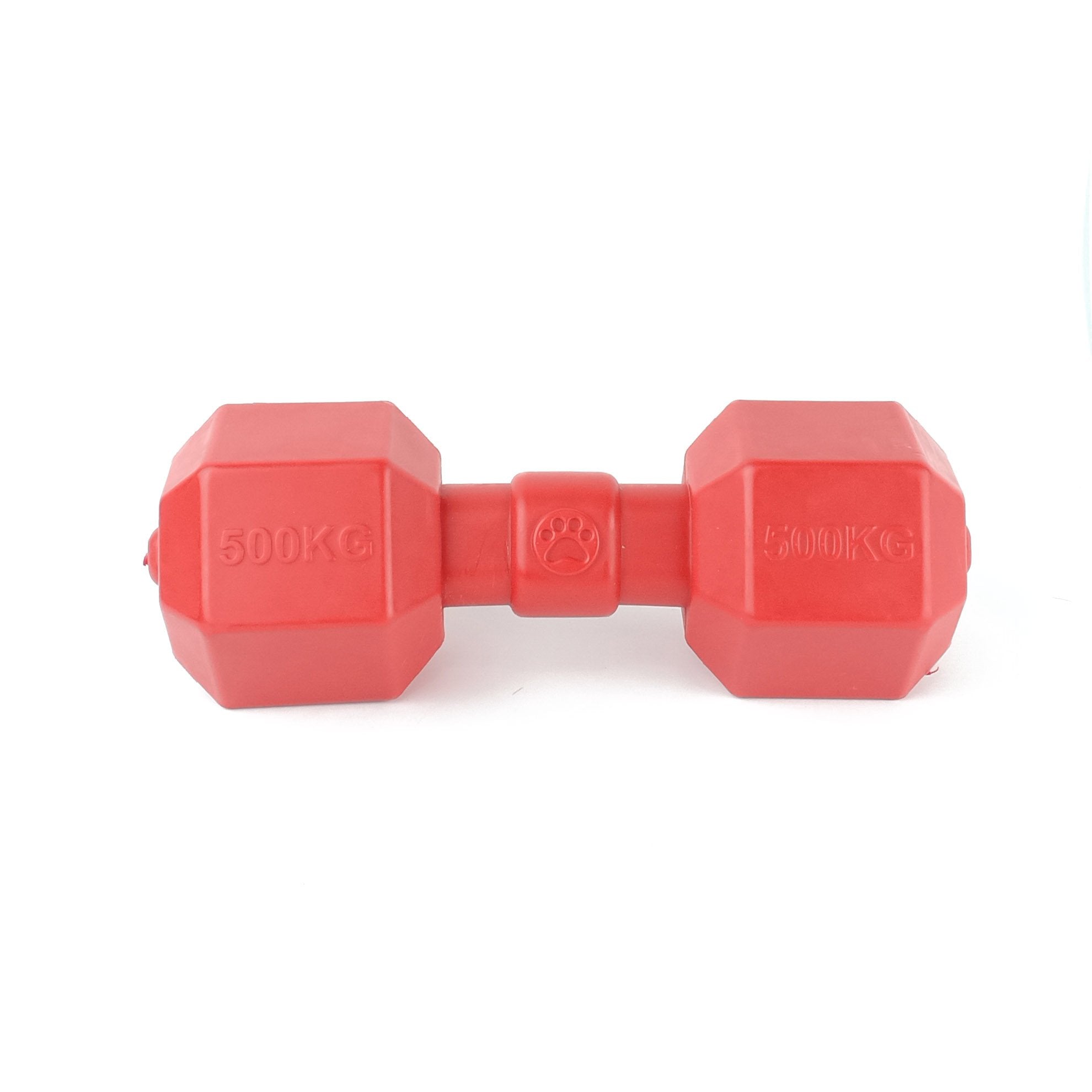 Dougez chewing toy dumbbell 20cm red