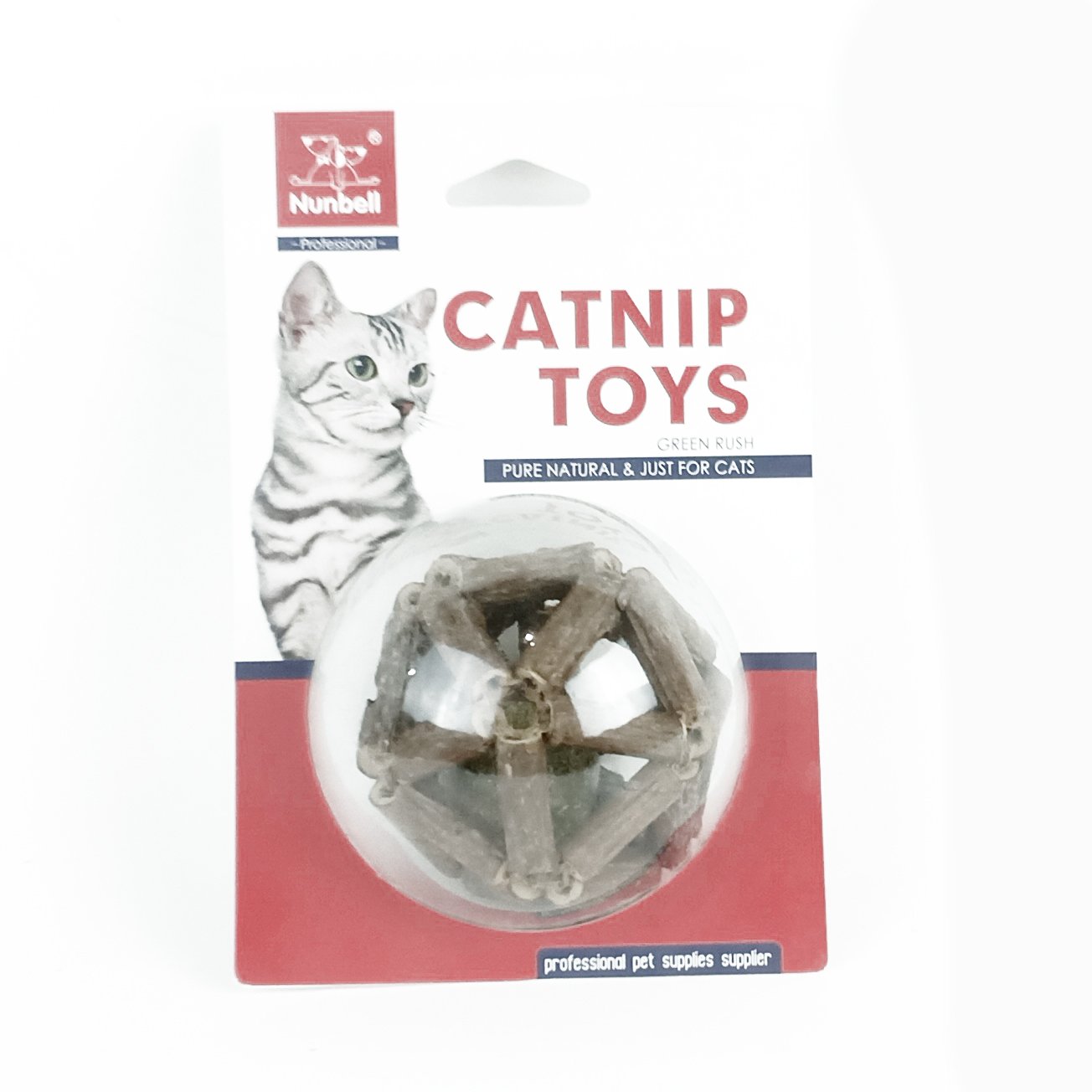 Nunbell catnip toys green rush