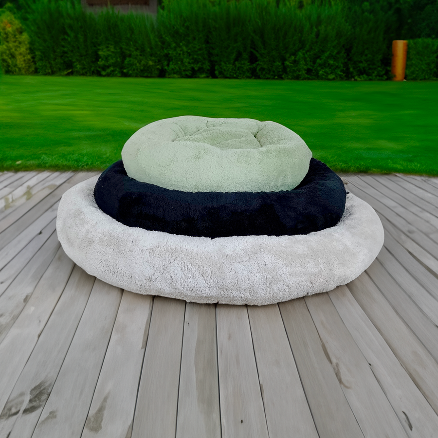 Donut Dog Cat Calming Bed fur