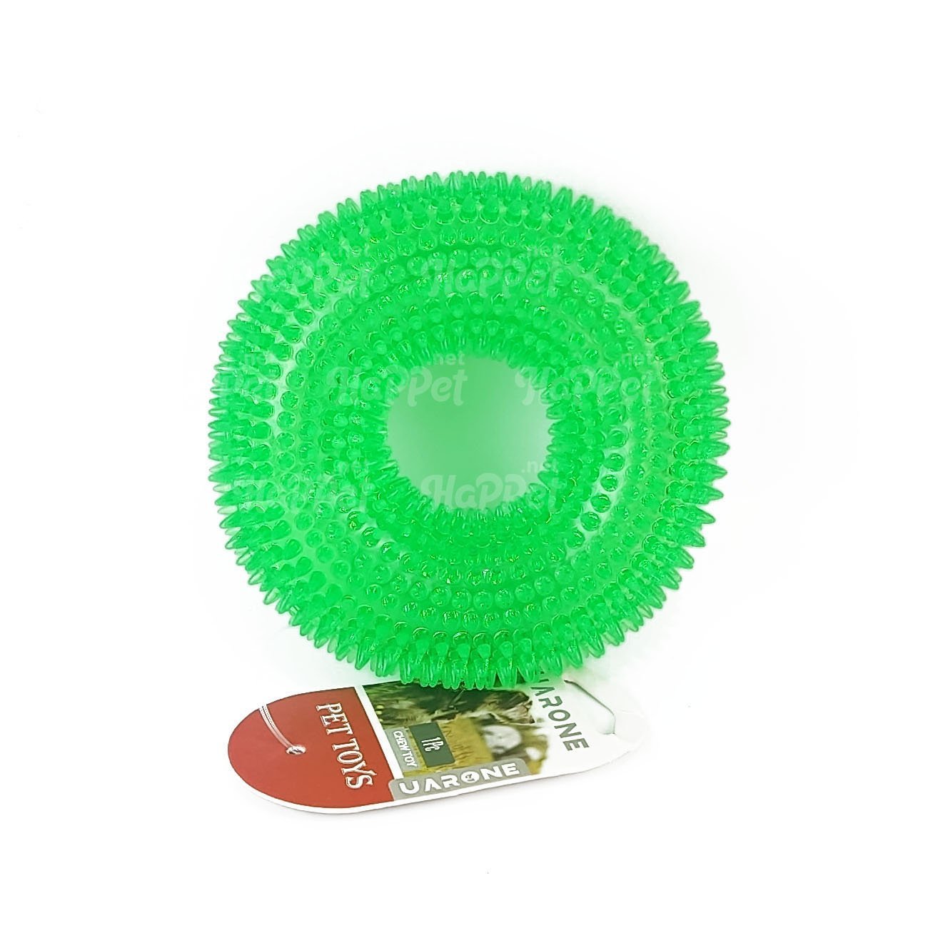 Uarone Dog chewing toy with sound and pins 12 cm