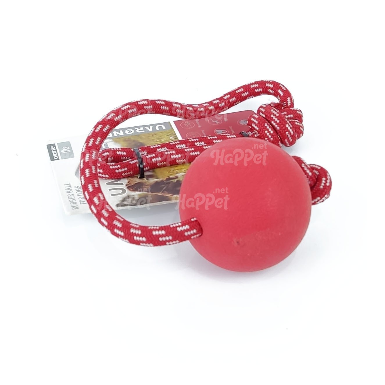 Uarone Ball With Rope Dog Toy