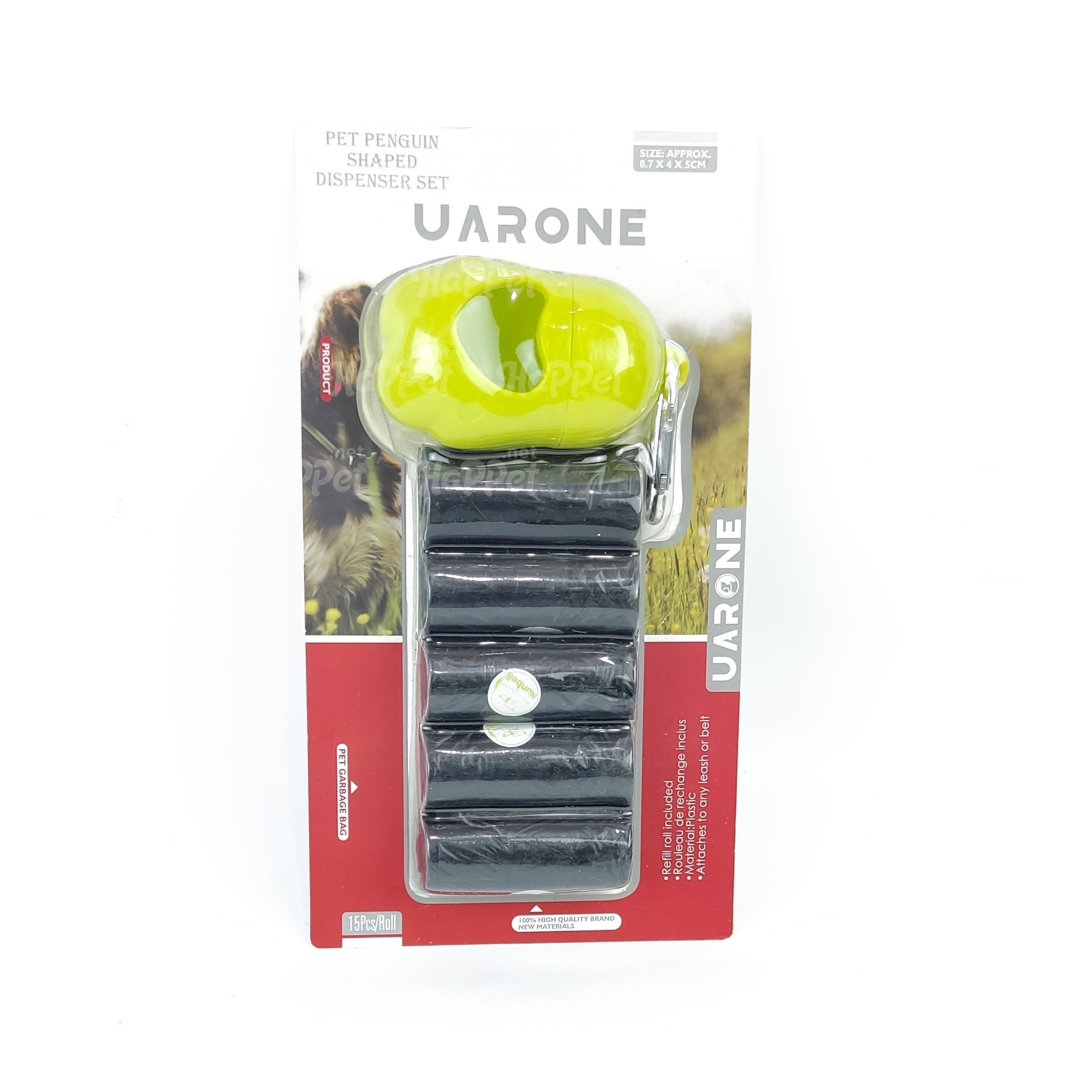 Uarone Penguin-Shaped Dog Waste Bag Dispenser Kit