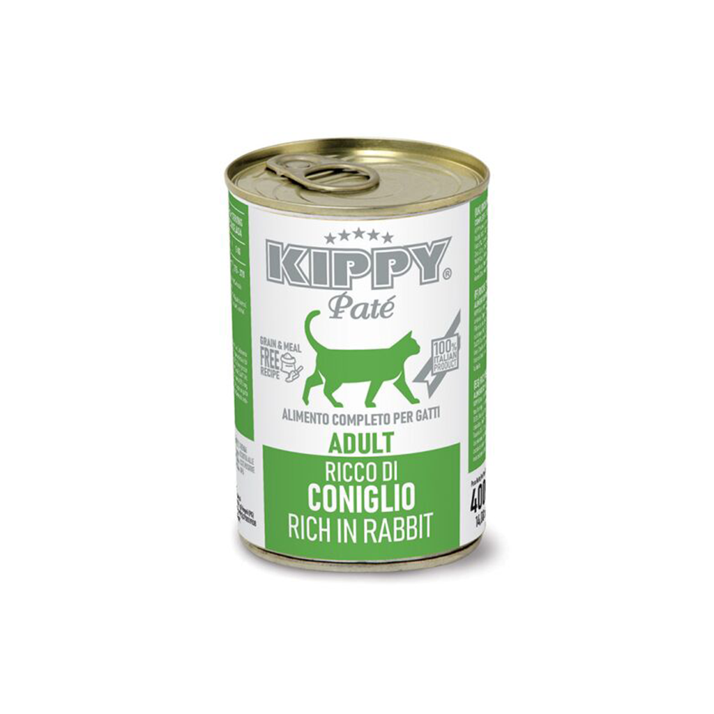 Kippy Pate Adult Cat Wet Food with Rabbit 400g