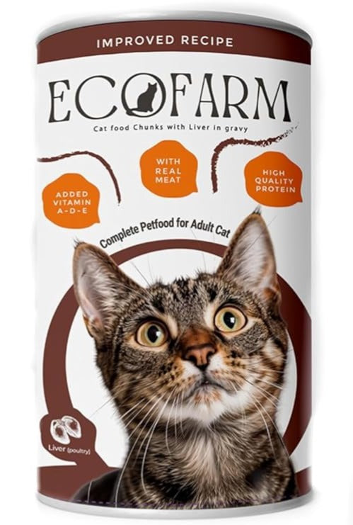 ECOFARM Wet Food with Liver in Gravy 400gm