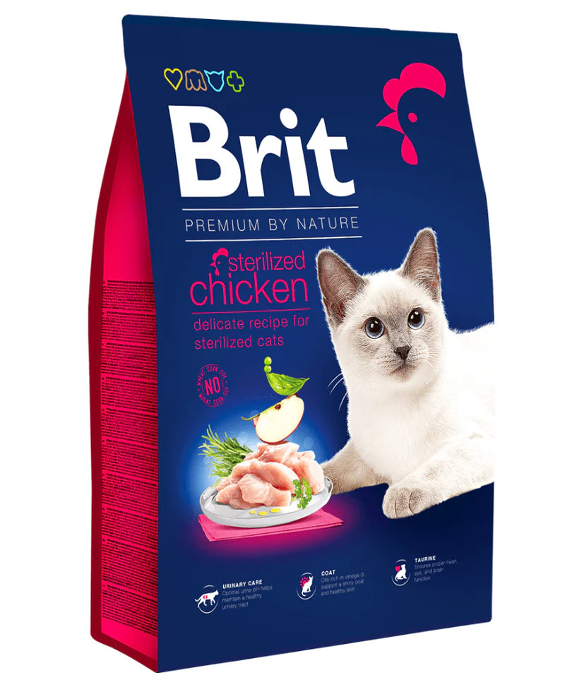 Brit Premium by Nature Cat Sterilised Chicken 300g