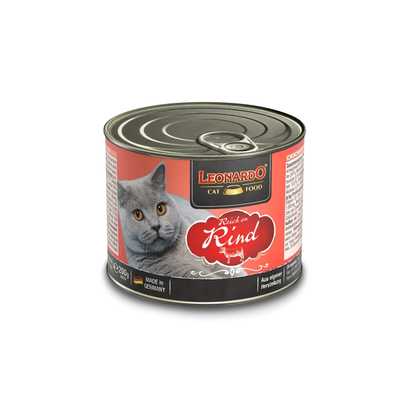 Leonardo cat food rich in beef 200g