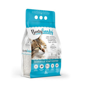 Benty Sandy Clumping Cat Litter Marselia Soab 5 L