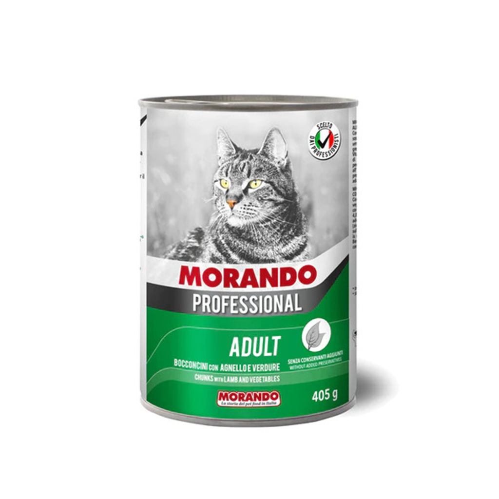 Morando cat chunks Lamb and Vegetables 405g