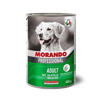 Morando Dog pate Veal wet 400g